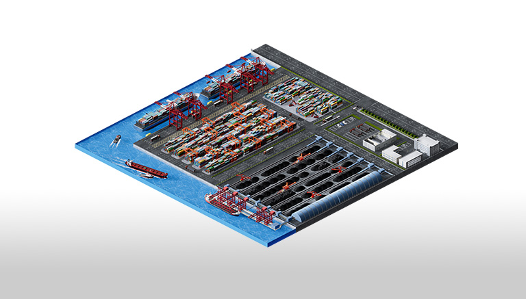 Douane- en haven-oplossing voor intelligente beveiligingsscreening